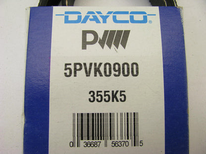 Dayco 5PVK0900 Serpentine Belt - 0.69'' X 36.125'' - 5 Ribs