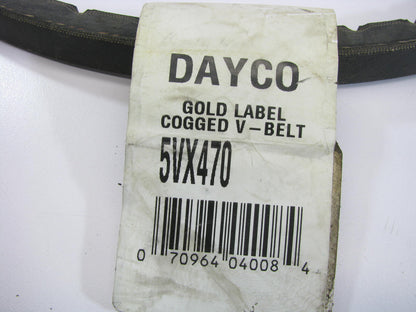 Dayco 5VX470 VW-Wedge Accessory Drive Belt - 21/32'' X 47''