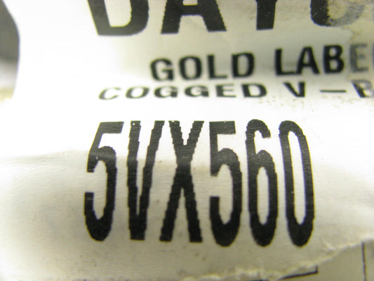 Dayco 5VX560 Industrial VX-Wedge Accessory Drive Belt - 21/32'' X 56''