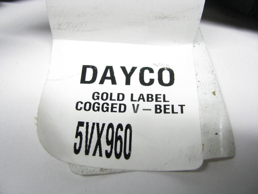 Dayco 5VX960 Industrial VX-Wedge Accessory Drive Belt, 5/8'' X 96''