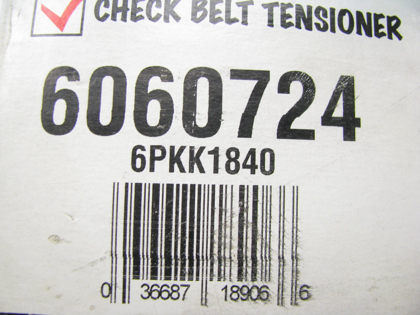 Dayco 6060724 Serpentine Belt - 0.84'' X 73.701'' - 6 Ribs