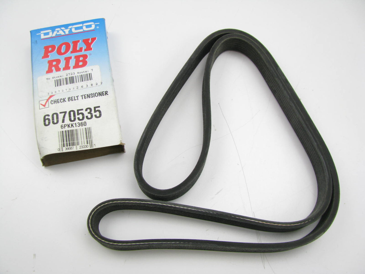 Dayco 6070535 Main Serpentine Belt - 1995-2003 VW Golf, 94-03 Jetta  2.8L VR6