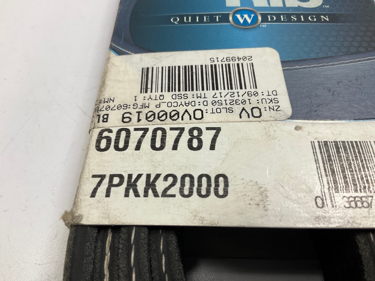 Dayco 6070787 Main Drive Serpentine Belt For 2008 Porsche Cayenne 4.8L V8