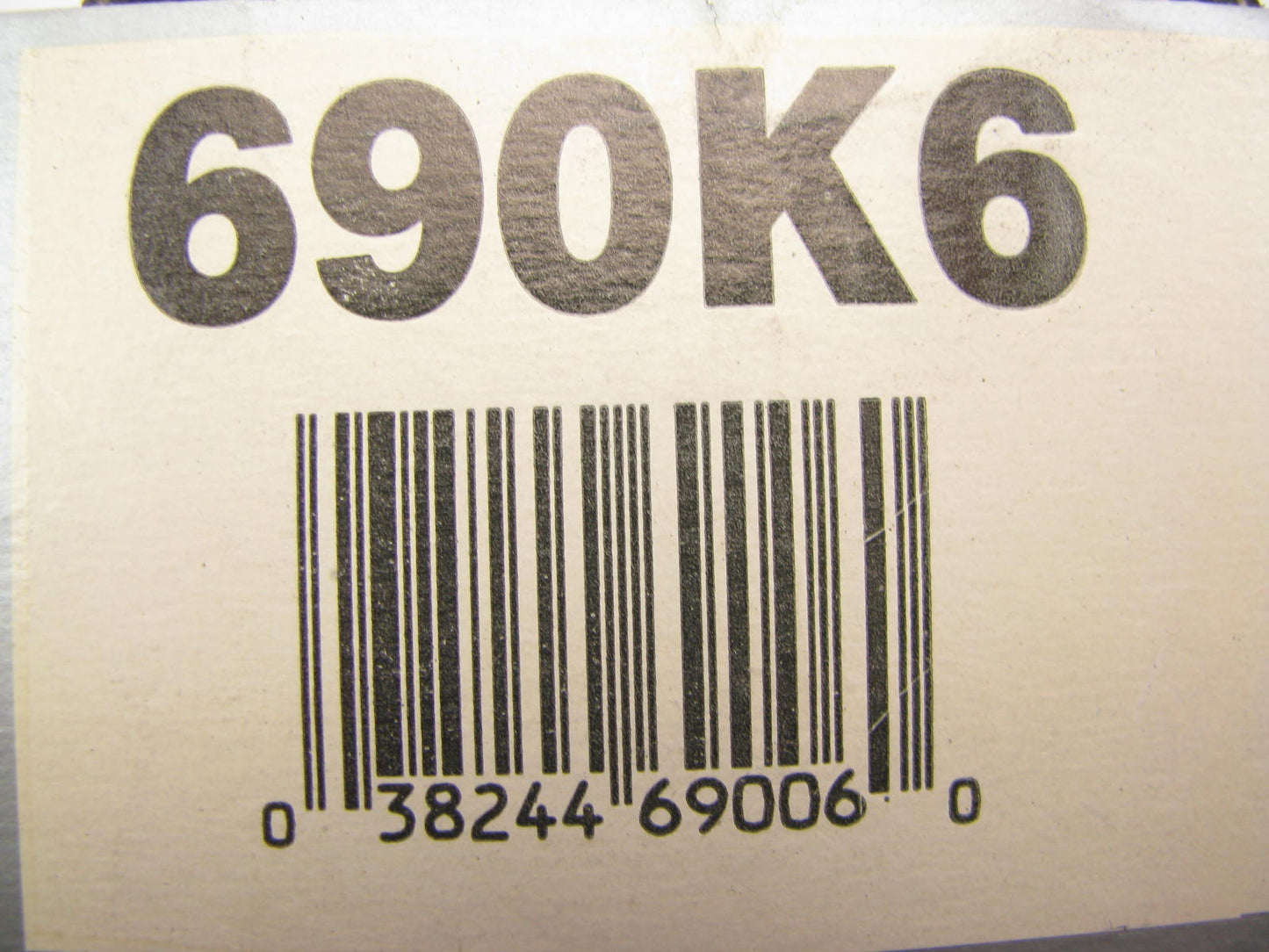 Dayco 690K6 Serpentine Belt - 0.84'' X 69.50'' - 6 Ribs