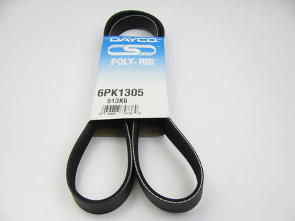 Dayco 6PK1305 Serpentine Belt - 13mm X 1305mm - 6 Ribs