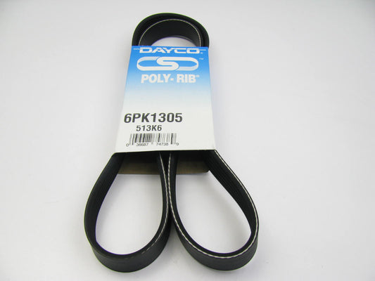 Dayco 6PK1305 Serpentine Belt - 13mm X 1305mm - 6 Ribs