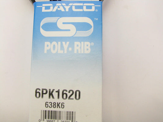 Dayco 6PK1620 Serpentine Belt - 0.84'' X 64.00'' - 6 Ribs
