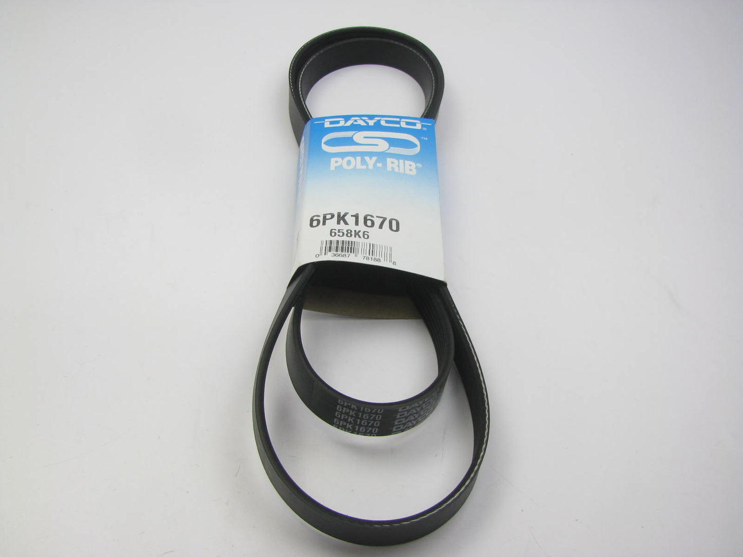 Dayco 6PK1670 Serpentine Belt - 0.84'' X 66.4'' - 6 Ribs