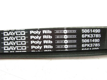 Dayco 6PK3785 Serpentine Belt - 0.82'' X 149.00'' - 6 Ribs
