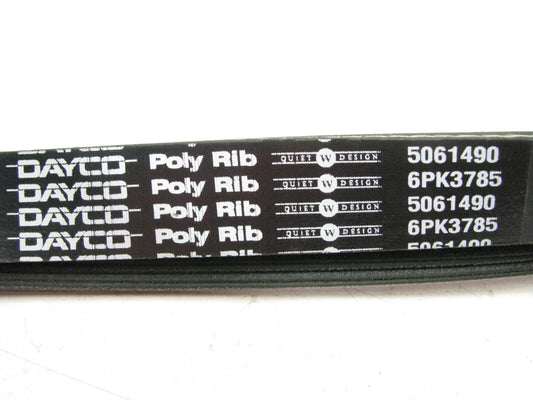 Dayco 6PK3785 Serpentine Belt - 0.82'' X 149.00'' - 6 Ribs