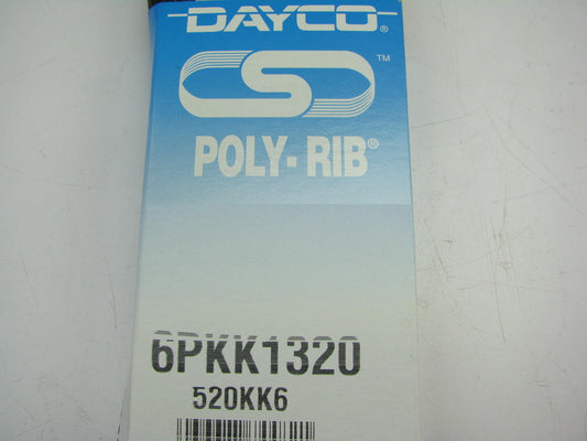 Dayco 6PKK1320 Serpentine Belt - 21mm X 1320mm - 6 Ribs