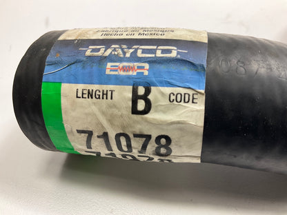 Dayco 71078 Upper Radiator Coolant Hose