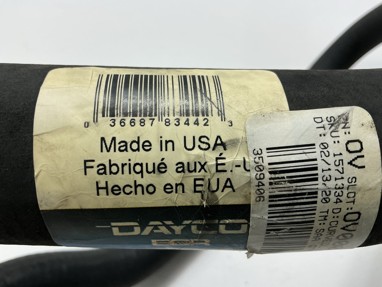 Dayco 72574 Lower Radiator Coolant Hose