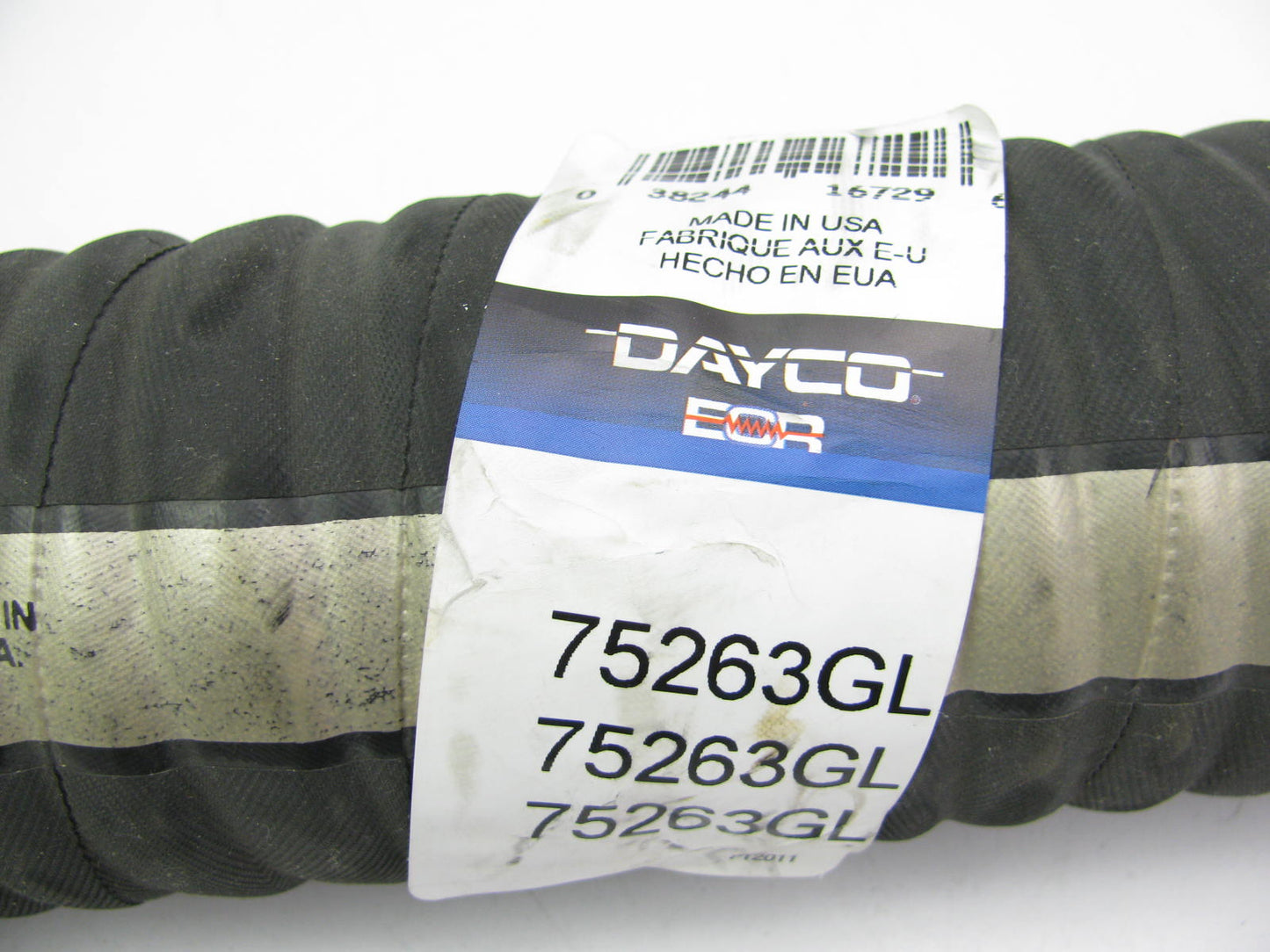 Dayco 75263GL Engine Radiator Coolant Hose - 2-5/8'' ID X 48'' Long