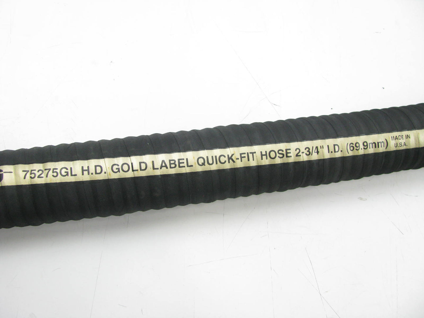 Dayco 75275GL-45IN Gold Label Straight Radiator Coolant Hose 2-3/4'' ID X 45''