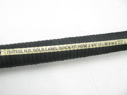 Dayco 75275GL-45IN Gold Label Straight Radiator Coolant Hose 2-3/4'' ID X 45''