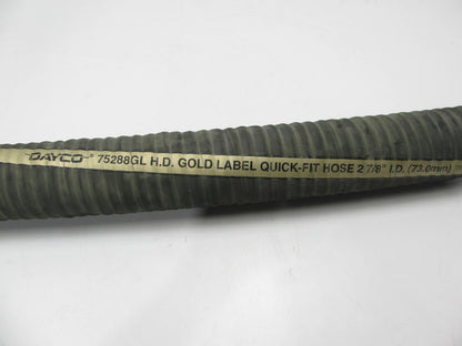 Dayco 75288GL Straight Radiator Coolant Hose - 2-7/8'' ID X 47'' Long