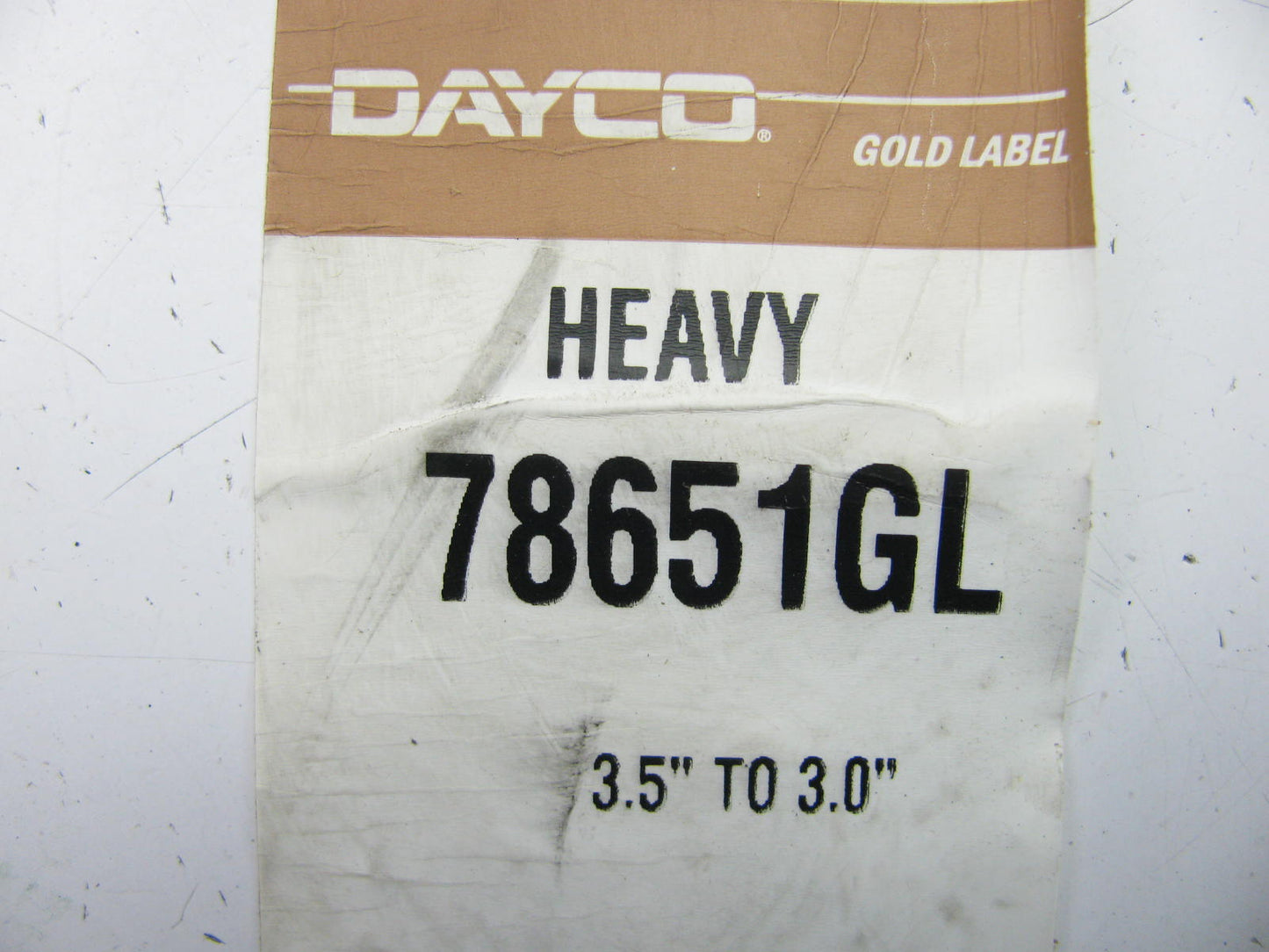 Dayco 78651GL Heavy Duty Truck Air Intake Coupler Hose Reducer Hump 3.5'' To 3''