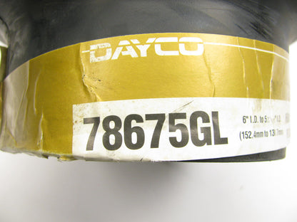 Dayco 78675GL Air Intake Hose - Hump Hose Reducing - 6'' ID X 5.5'' ID - 6'' Long