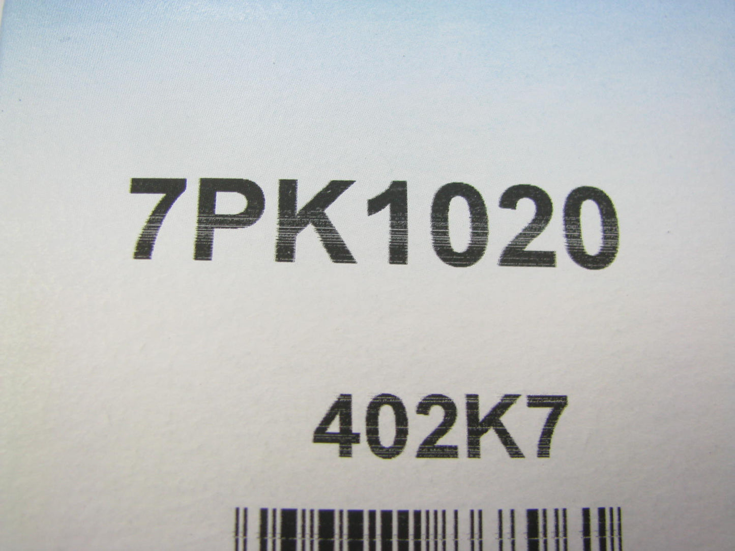 Dayco 7PK1020 Serpentine Belt - 25mm X 1020mm - 7 Ribs