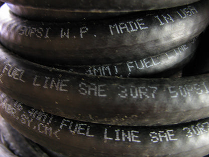 25 FEET - Dayco 80057 Fuel Hose SAE 30R7 50 PSI 1/4'' ID X 25' Long - MADE IN USA