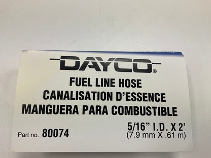 Dayco 80074 Fuel Line Hose 5/16'' ID X 2 Feet, 50 Psi Max (Low Pressure)