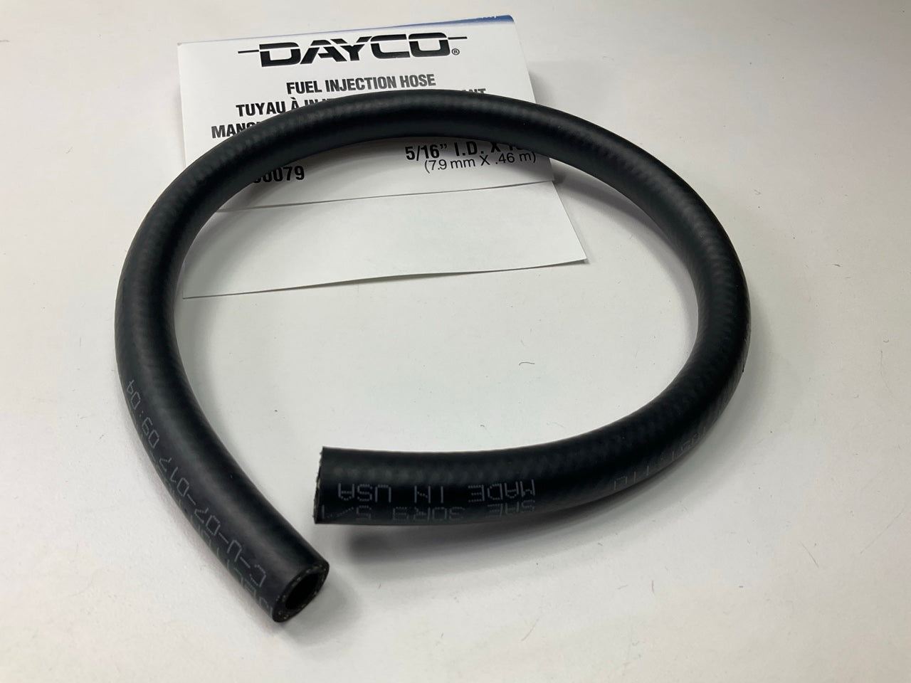 Dayco 80079 Fuel Injection Hose, 5/16'' ID X 18'' Long