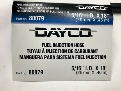 Dayco 80079 Fuel Injection Hose, 5/16'' ID X 18'' Long