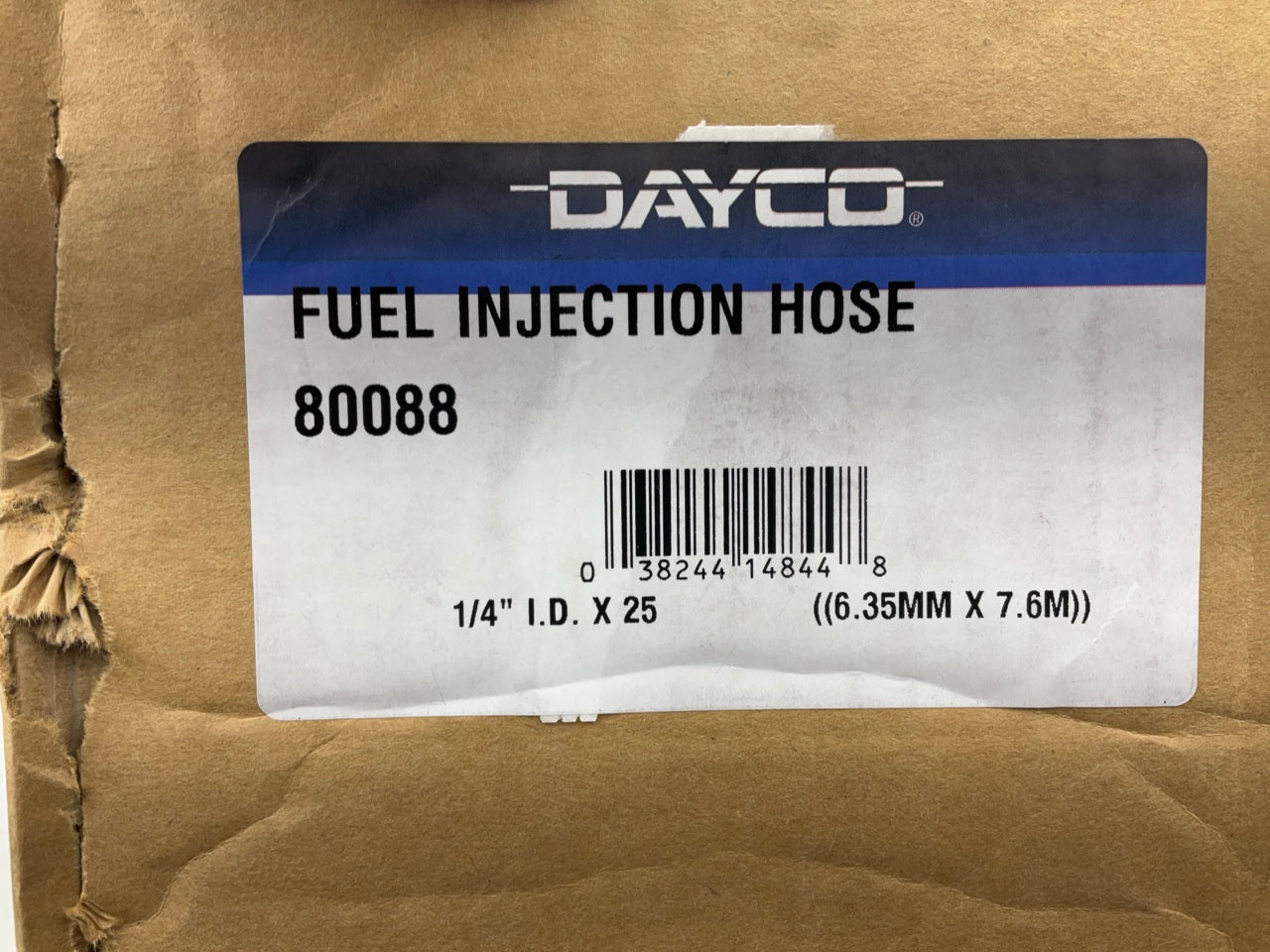 25 FEET - Dayco 80088 1/4'' Fuel Injection Fuel Hose 100 PSI Work Pressure J30R9