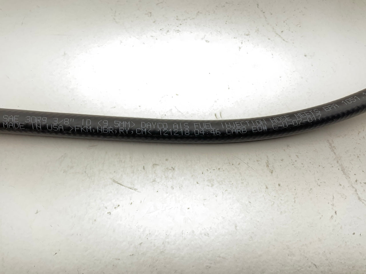 25 FEET - Dayco 80090 3/8'' Fuel Injection Fuel Hose, 100 PSI Working Pressure