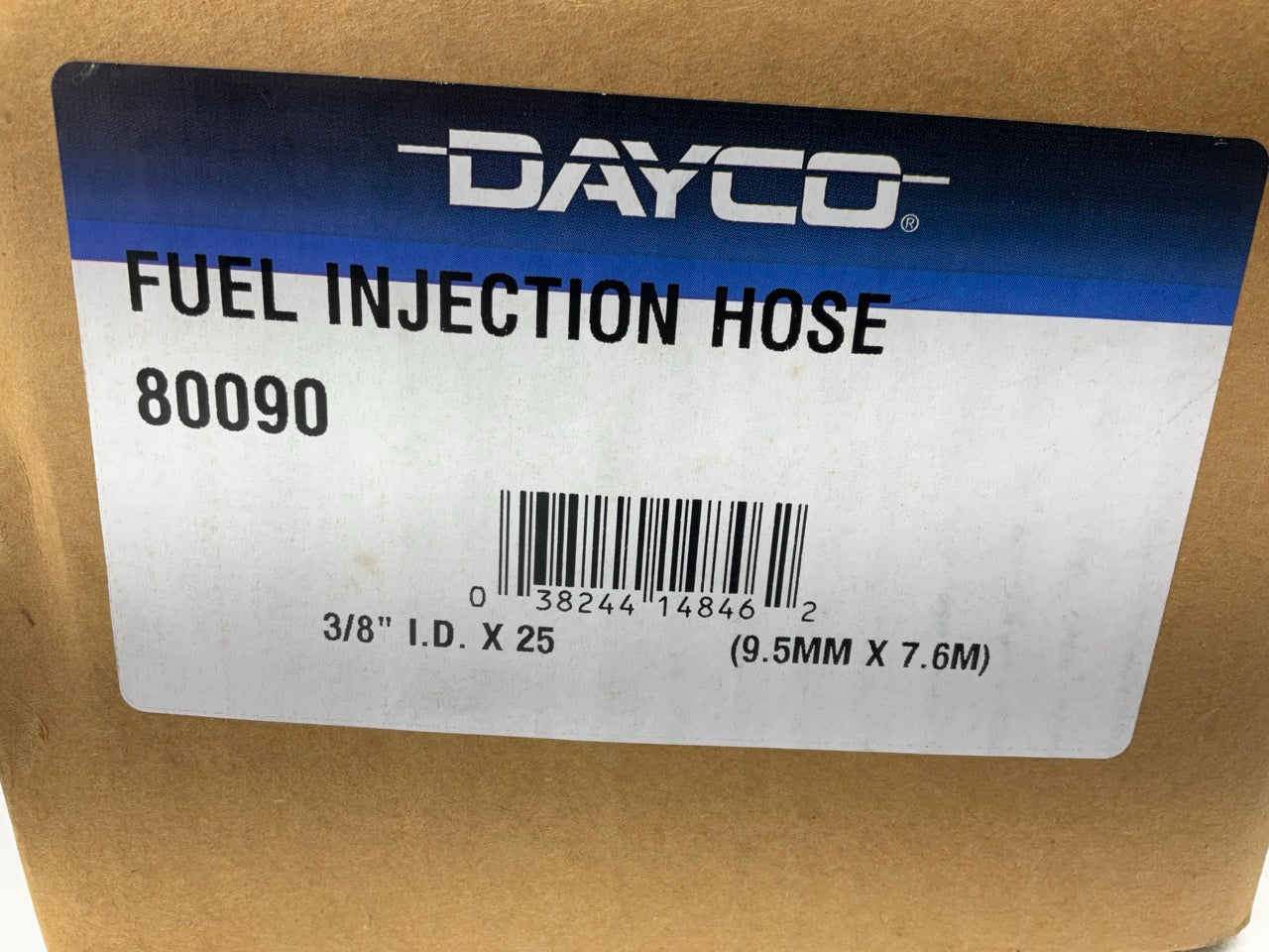25 FEET - Dayco 80090 3/8'' Fuel Injection Fuel Hose, 100 PSI Working Pressure