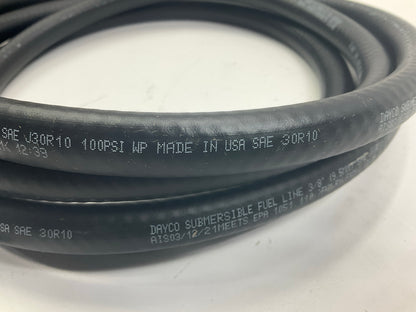 Dayco 80164 Submersible In Tank Gasoline Fuel Hose - 3/8'' ID X 10, 100 PSI
