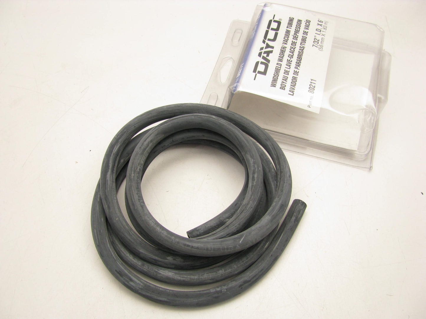 6 FEET - Dayco 80211 7/32'' Windshield Washer / Vacuum Tubing Hose 6'