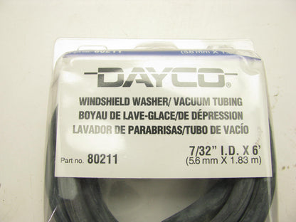 6 FEET - Dayco 80211 7/32'' Windshield Washer / Vacuum Tubing Hose 6'
