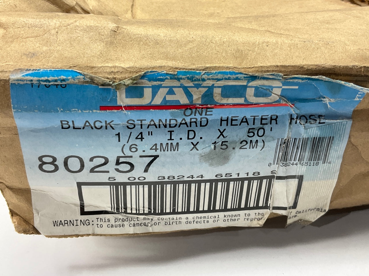 Dayco 80257 Heater Hose 1/4'' ID , 43 Feet Long 28407, 30120, H148