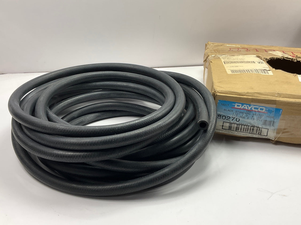 42 FEET - Dayco 80270 Black Standard 1/2'' Heater Hose