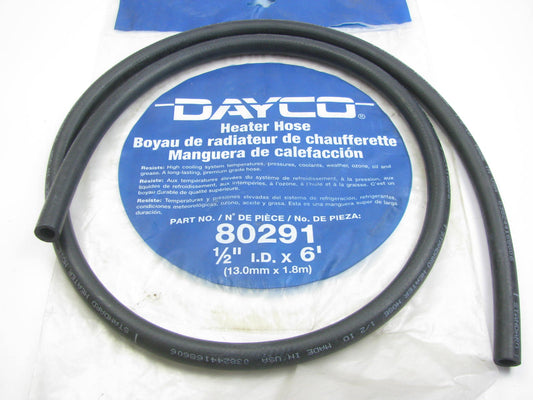 Dayco 80291 HVAC Heater Hose - 1/2'' ID X 6' Long