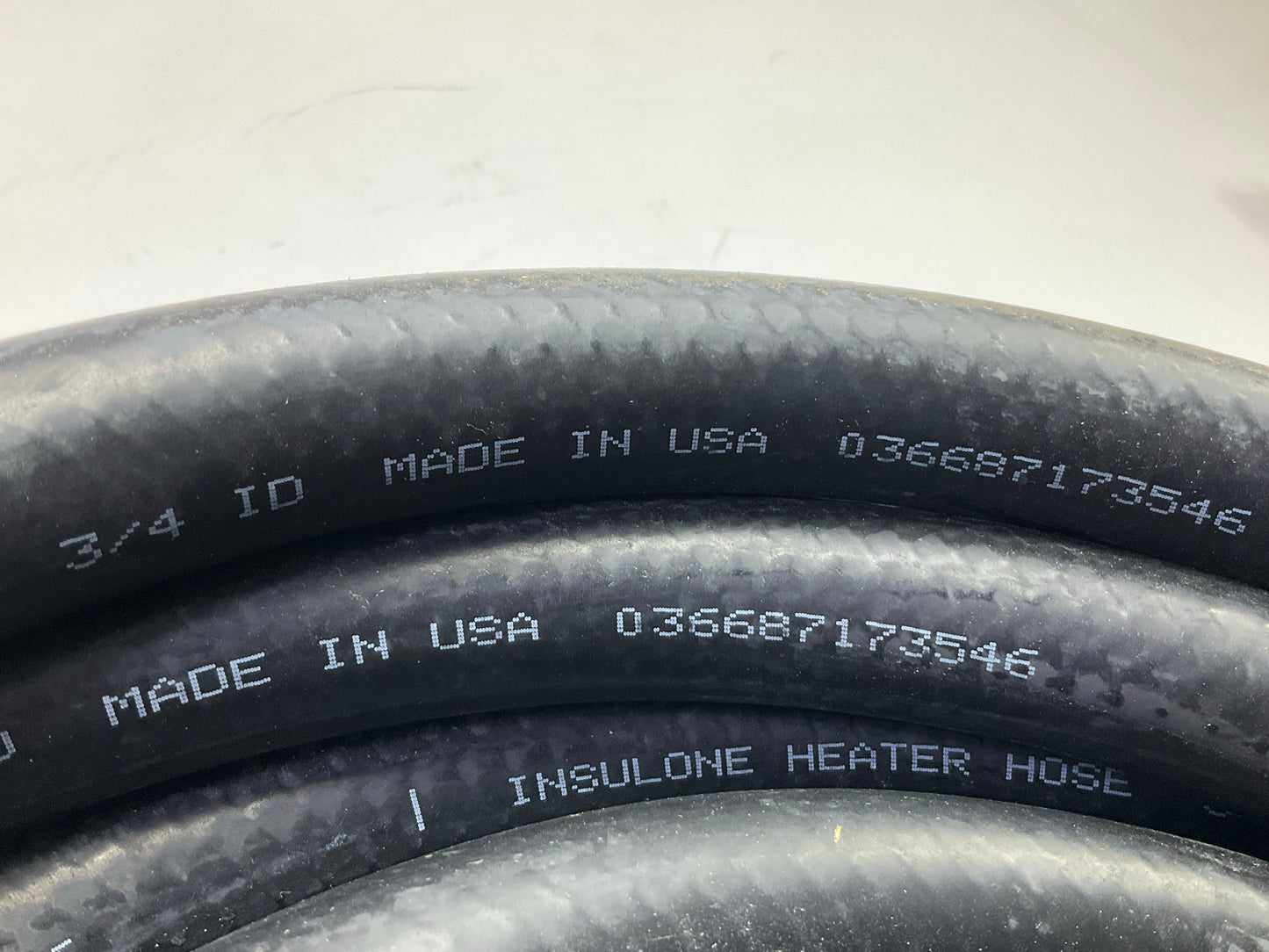 40 FEET - Dayco 80316 Black Insulone Heater Hose 3/4''