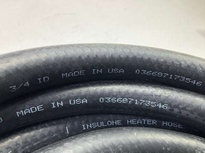 40 FEET - Dayco 80316 Black Insulone Heater Hose 3/4''