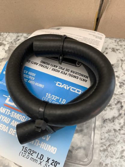 Dayco 80370 Anti-Smog PCV Neck Hose 20'' 15/32'' ID 17/32'' OD 35psi MADE IN USA