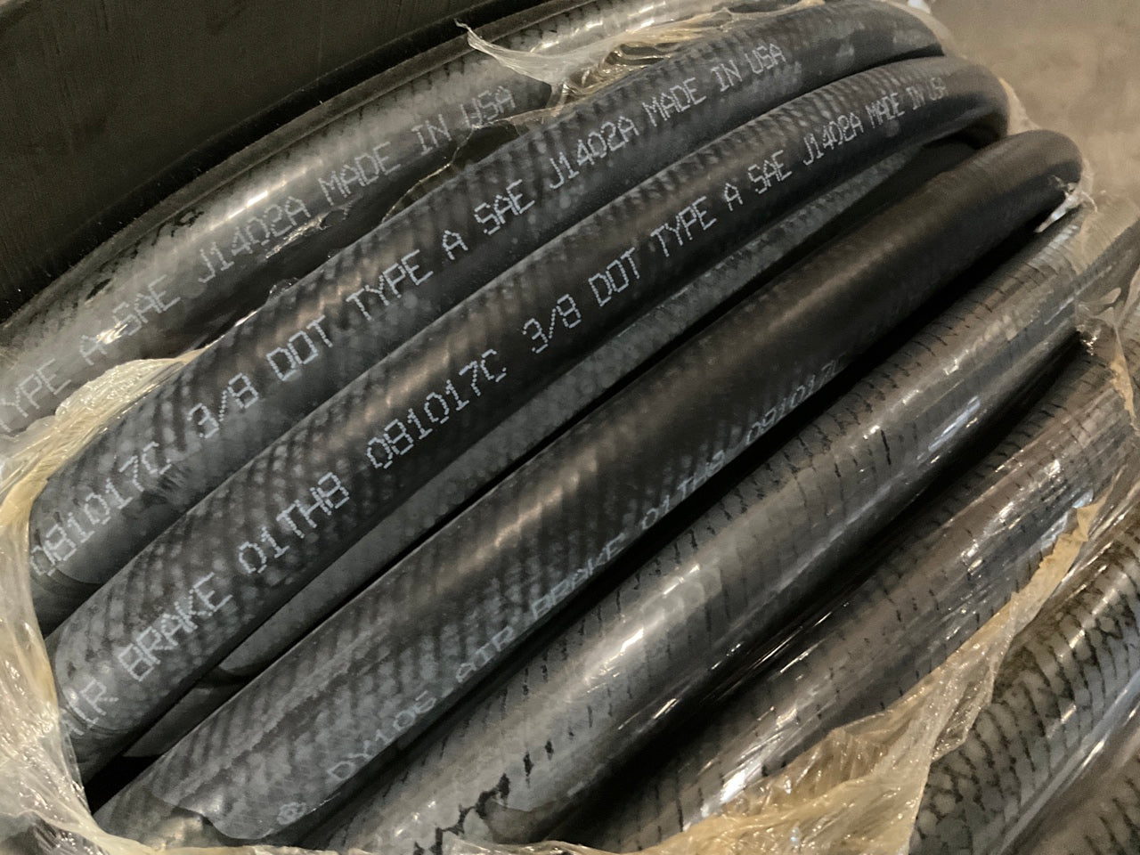 500 FEET - Dayco 80374 Air Brake Hose Spool, 3/8'' ID, 225 Working PSI