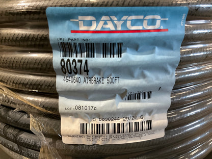 500 FEET - Dayco 80374 Air Brake Hose Spool, 3/8'' ID, 225 Working PSI