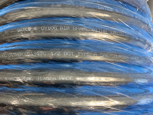 250 FEET - Dayco 80377 Air Brake Hose, SAE J1402A, 1/2'' ID X 250' LONG