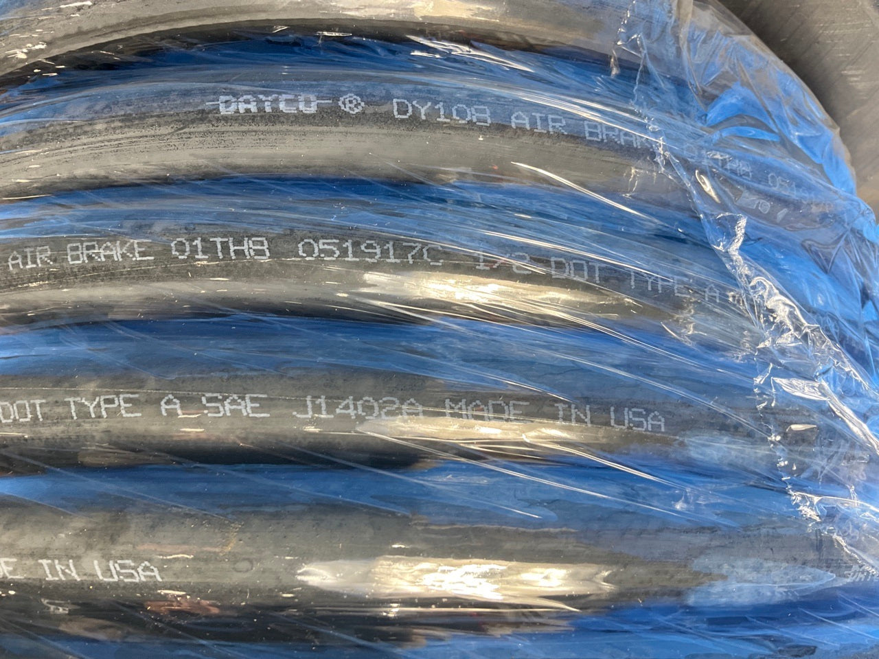 250 FEET - Dayco 80377 Air Brake Hose, SAE J1402A, 1/2'' ID X 250' LONG