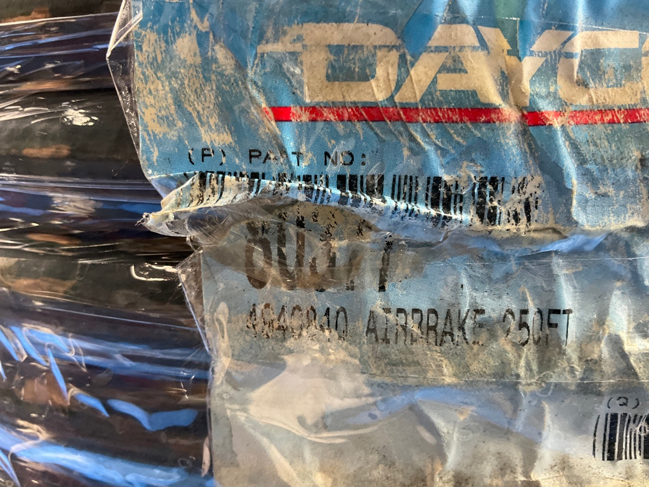 250 FEET - Dayco 80377 Air Brake Hose, SAE J1402A, 1/2'' ID X 250' LONG