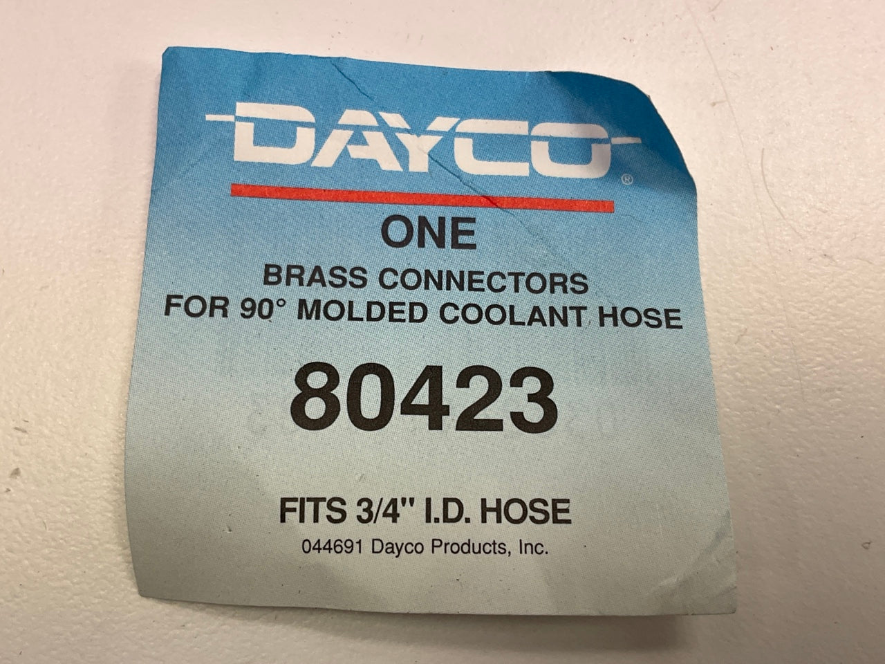 Dayco 80423 Radiator Coolant Hose Connector, 3/4''