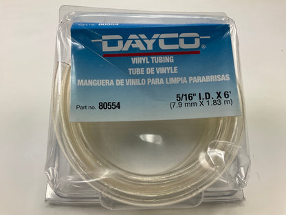 Dayco 80554 Vinyl Tubing - 5/16'' ID X 6' Long