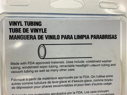 Dayco 80554 Vinyl Tubing - 5/16'' ID X 6' Long