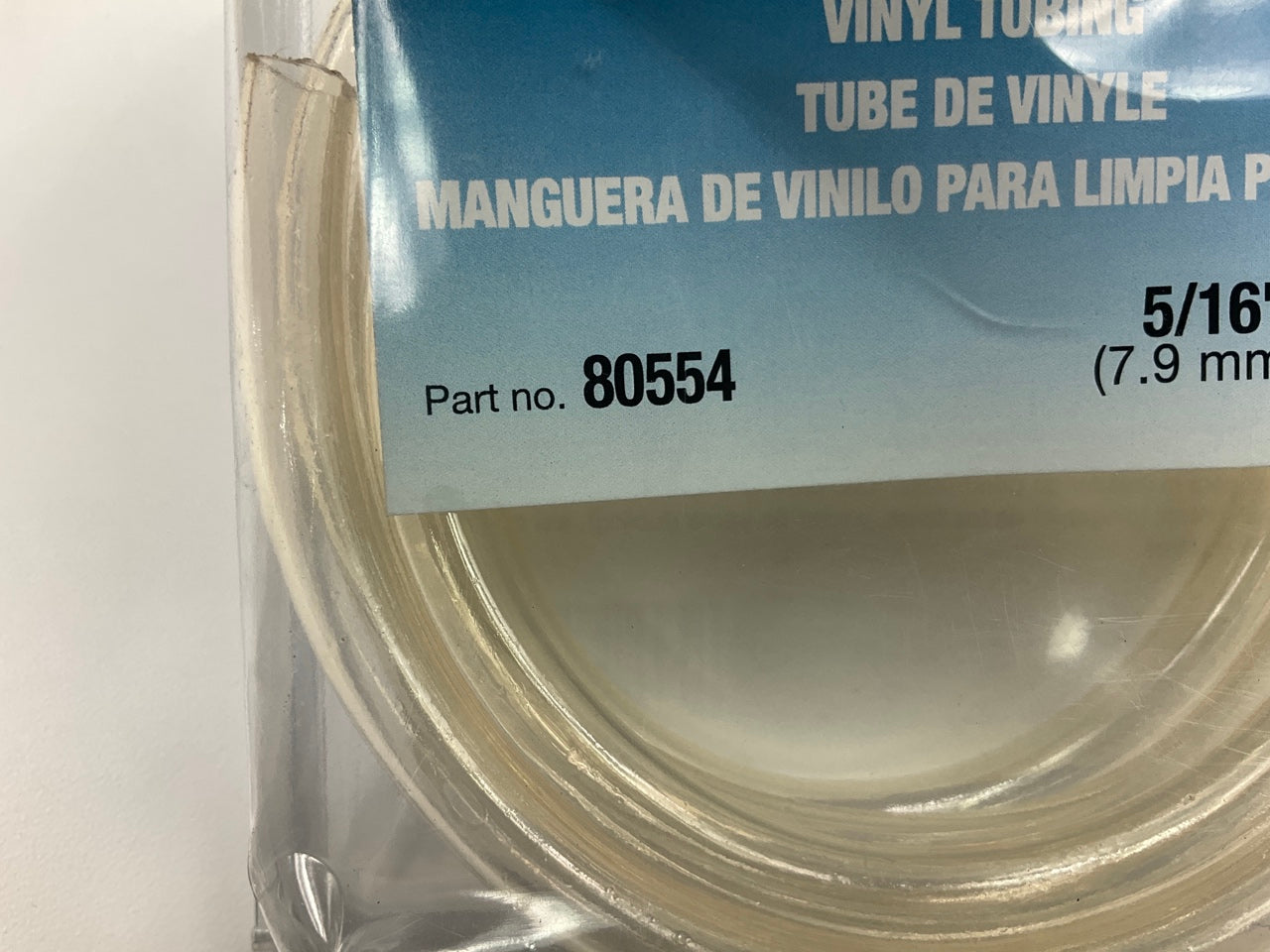 Dayco 80554 Vinyl Tubing - 5/16'' ID X 6' Long