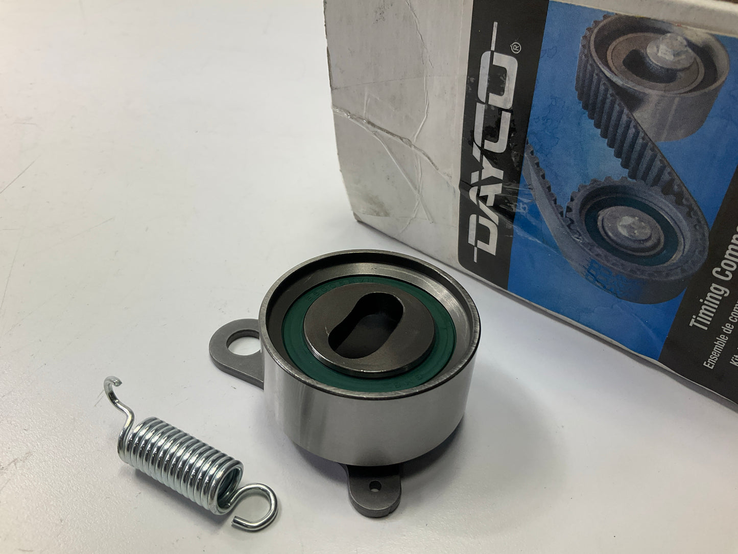 Dayco 84002 Engine Camshaft Timing Belt Kit: Camshaft Belt Tensioner & Spring